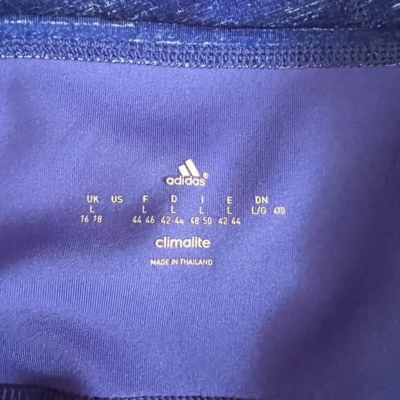 Adidas Purple Leggings Large - Picture 3 of 5